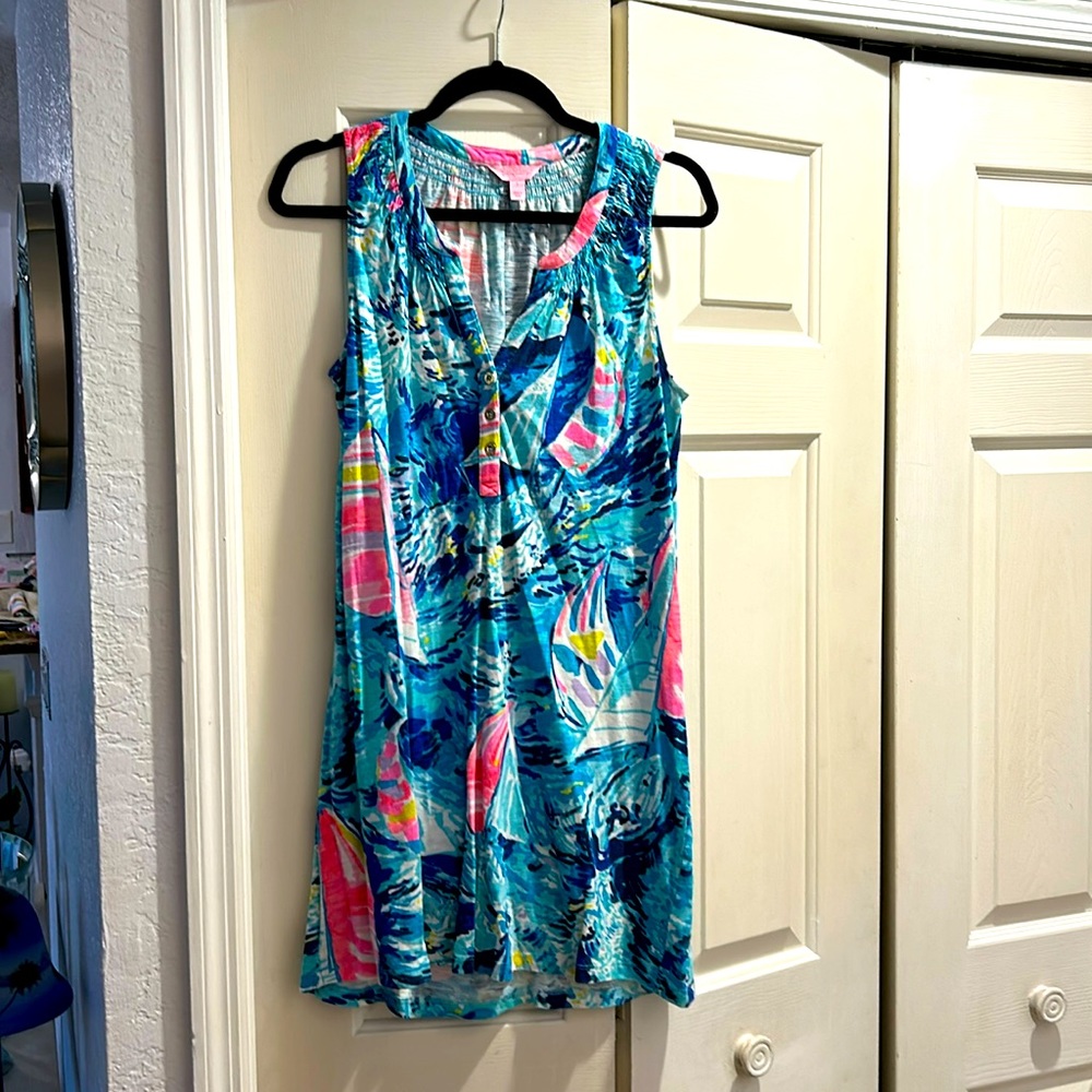 Lily Pulitzer sun dress.